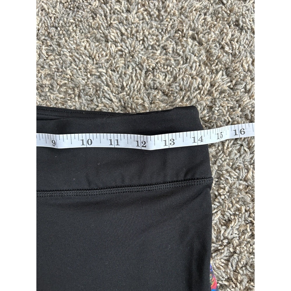 Lularoe Leggings Active Wear Medium Black With Multicolor Aztec Side Print - Picture 4 of 6